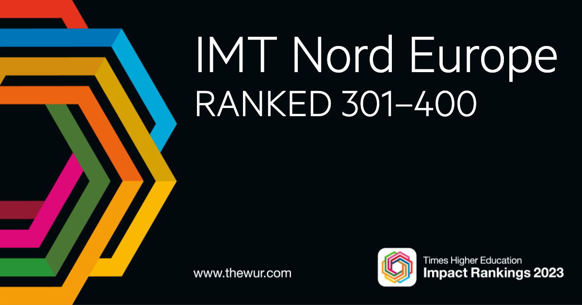 Sustainable Development IMT Nord Europe joins the world's Top 400